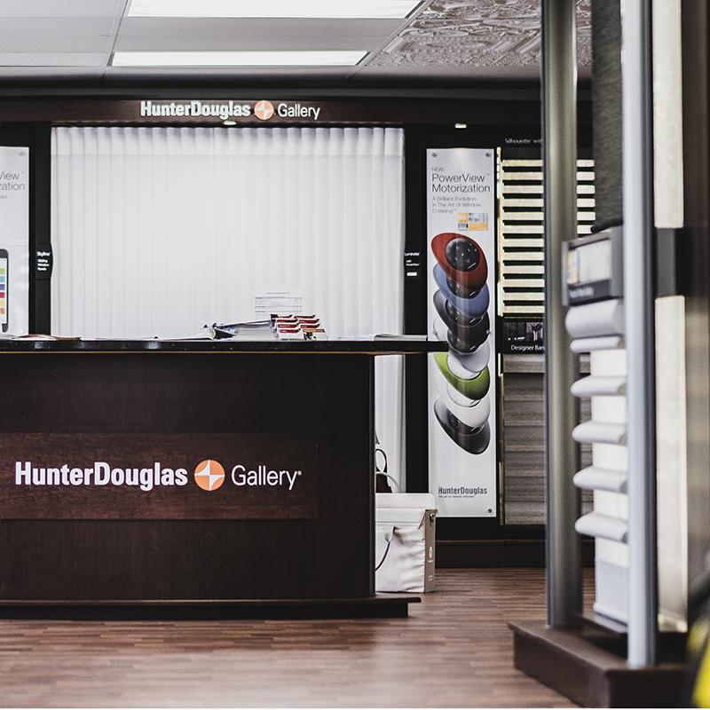Barrydowne Paint's Hunter Douglas Gallery in New Sudbury