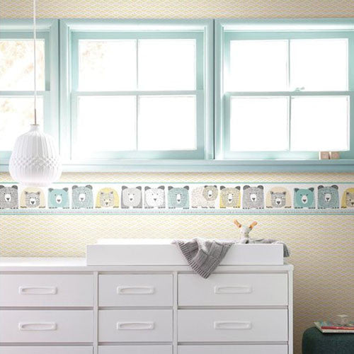 Gender neutral colour palette for nursery
