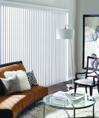 Hunter Douglas Window Blind Cadence Vertical Blind in Sudbury Living room