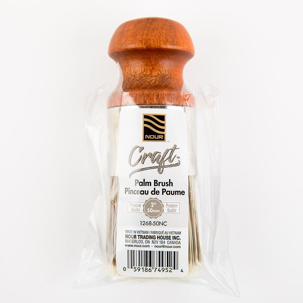 Nour Round Palm Brush available at Barrydowne Paint Stores, Sudbury CA.