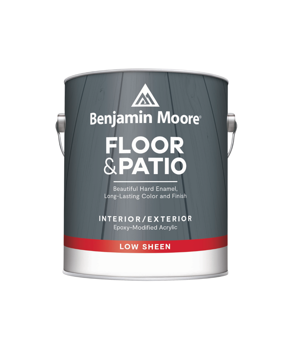 Benjamin Moore Floor & Patio Interior/Exterior Latex Paint, available at Barrydowne Paint.