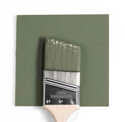 Benjamin Moore Colour HC-122 Great Barrington Green wet, dry colour sample.