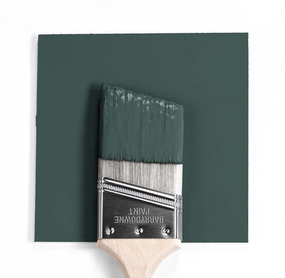 Benjamin Moore Colour HC-134 Tarrytowne Green wet, dry colour sample.