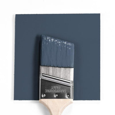Benjamin Moore Colour HC-155 Newburyport Blue wet, dry colour sample.