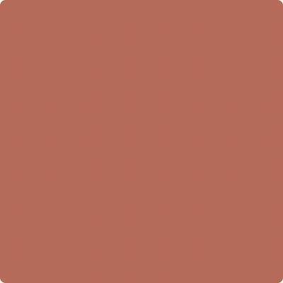 Benjamin Moore Colour CC-128 Red Point Sand wet, dry colour sample.