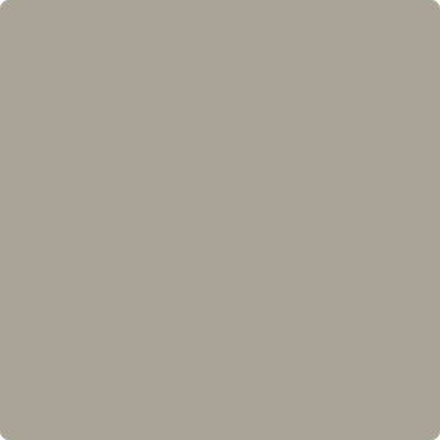 Benjamin Moore Colour HC-105 Rockport Gray wet, dry colour sample.