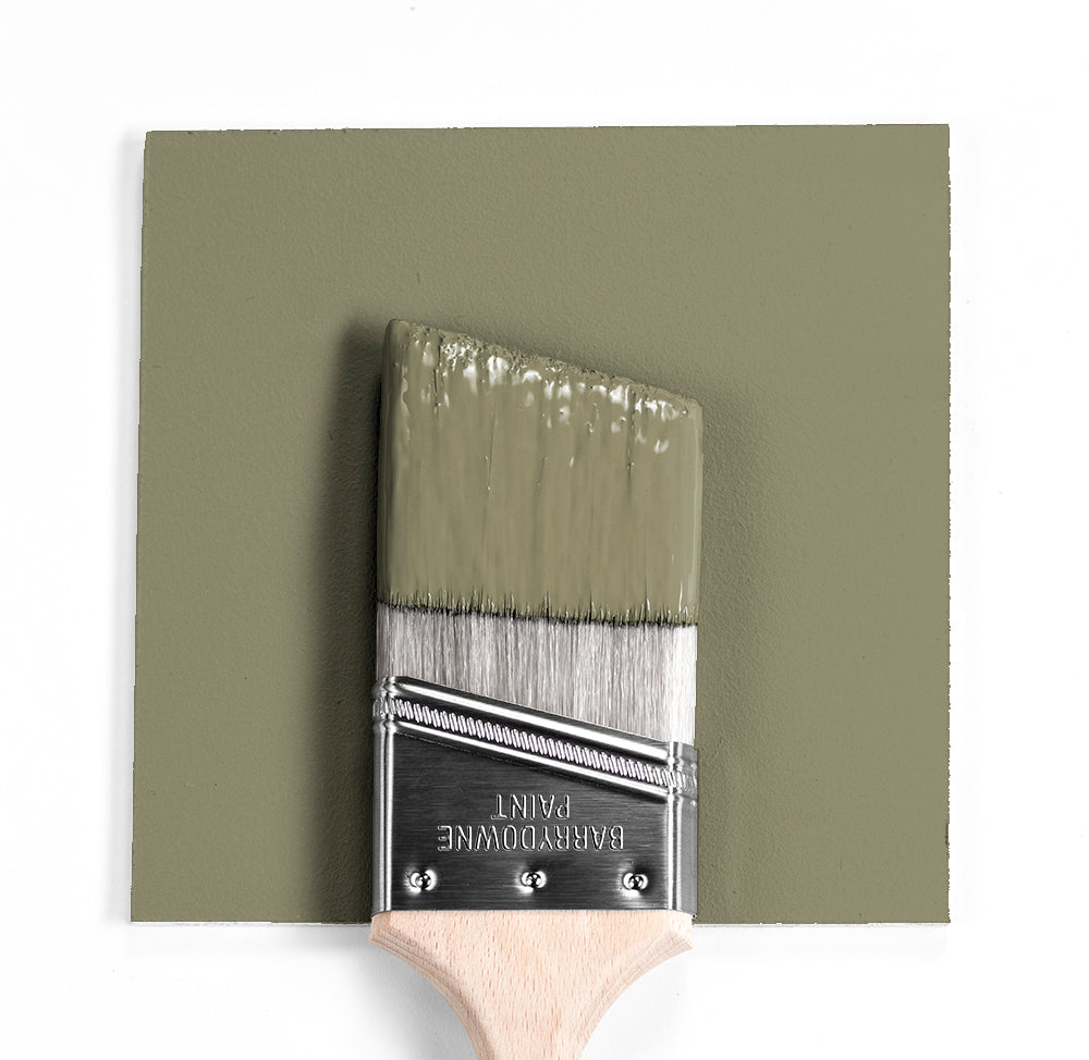 Benjamin Moore Colour HC-110 Weatherfield Moss wet, dry colour sample.