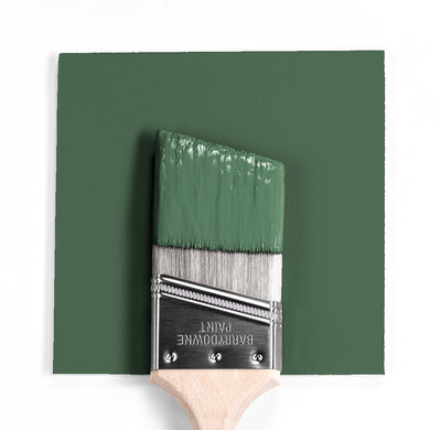 Benjamin Moore Colour HC-121 Paele Green wet, dry colour sample.
