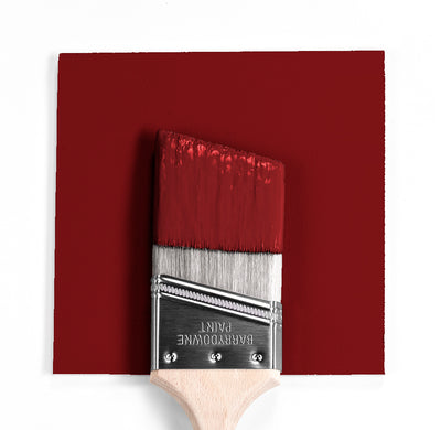 Benjamin Moore Colour HC-182 Classic Burgundy wet, dry colour sample.