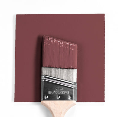 Benjamin Moore Colour HC-61 New London Burgundy wet, dry colour sample.