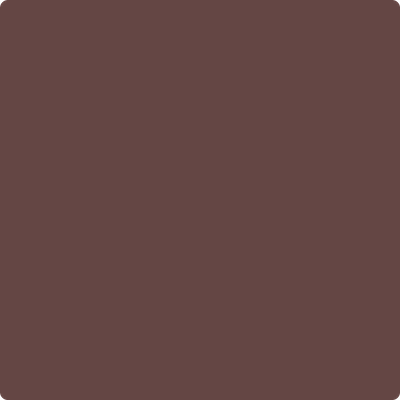 Benjamin Moore Colour HC-64 Townsend Harbor Brown wet, dry colour sample.
