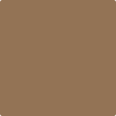 Benjamin Moore Colour HC-74 Valley Forge Brown wet, dry colour sample.