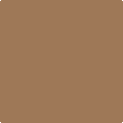 Benjamin Moore Colour HC-75 Maryville Brown wet, dry colour sample.