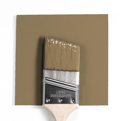 Benjamin Moore Colour HC-19 Norwich Brown wet, dry colour sample.