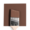 Benjamin Moore Colour 2100-20 Leather Saddle Brown | wet, dry colour sample.