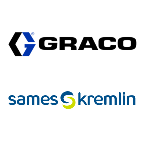 Graco and Sames Kremlin are available at Barrydowne Paint in Sudbury, ON