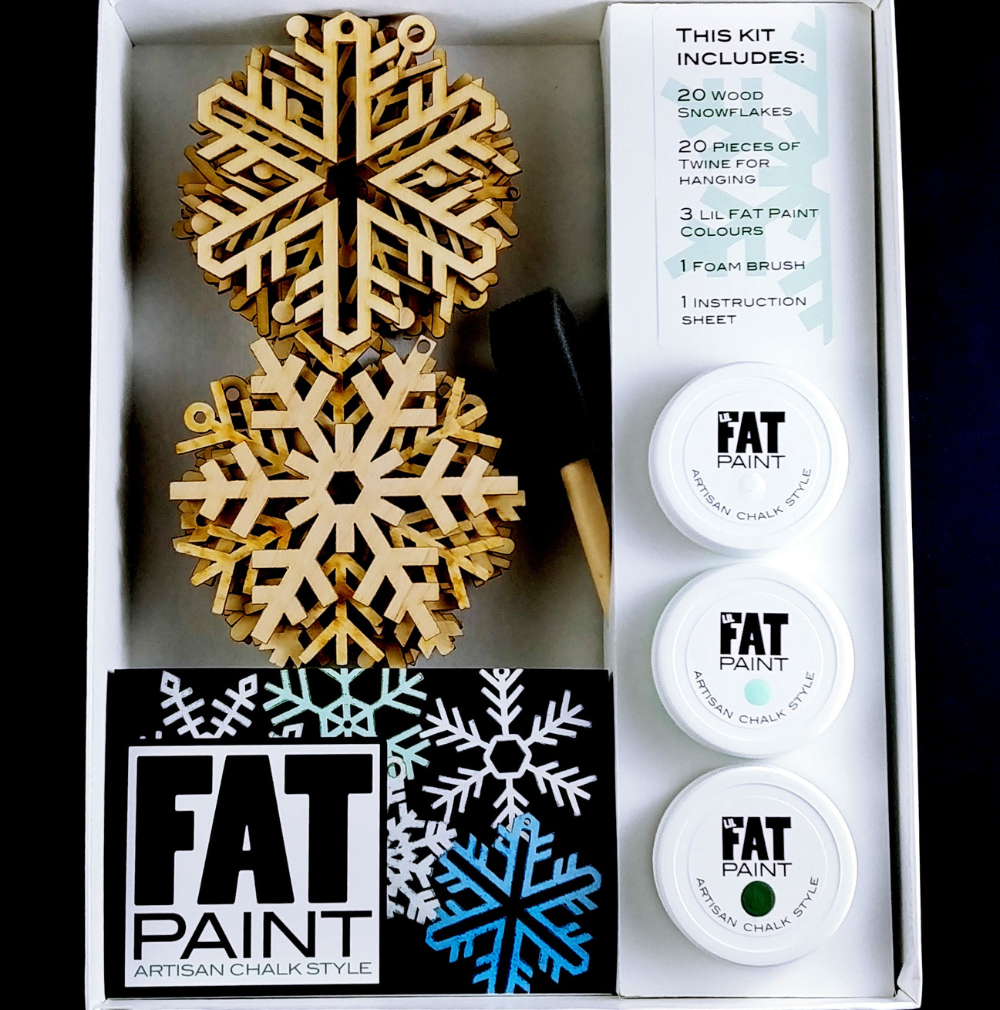 FAT Paint Snowflake Kit Frosty Green available at Barrydowne Paint.