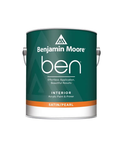Benjamin Moore ben Satin/Pearl available at Barrydowne Paint