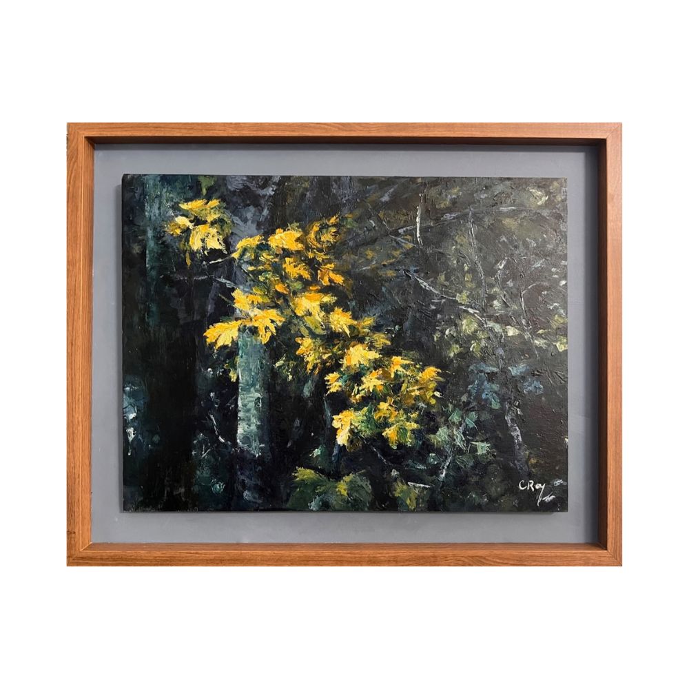 A painting by local Sudbury artist Chantal Roy titled Fall Colours