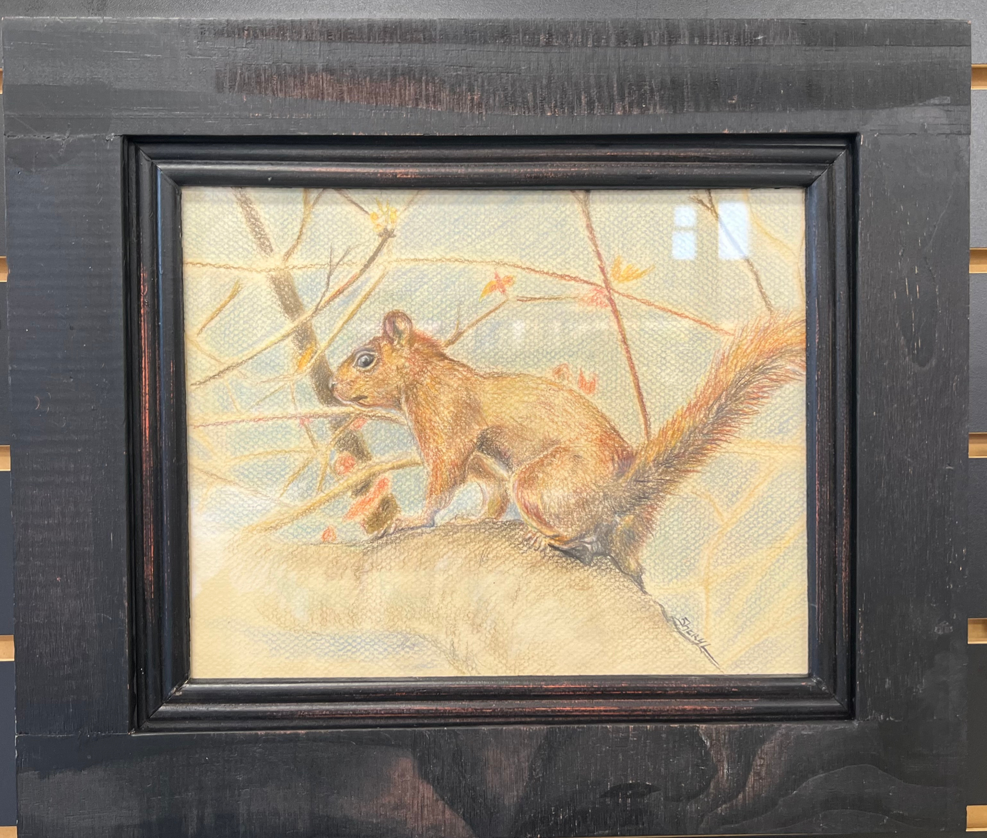 A painting by local Sudbury artist Sheryl Boivin titled High Alert