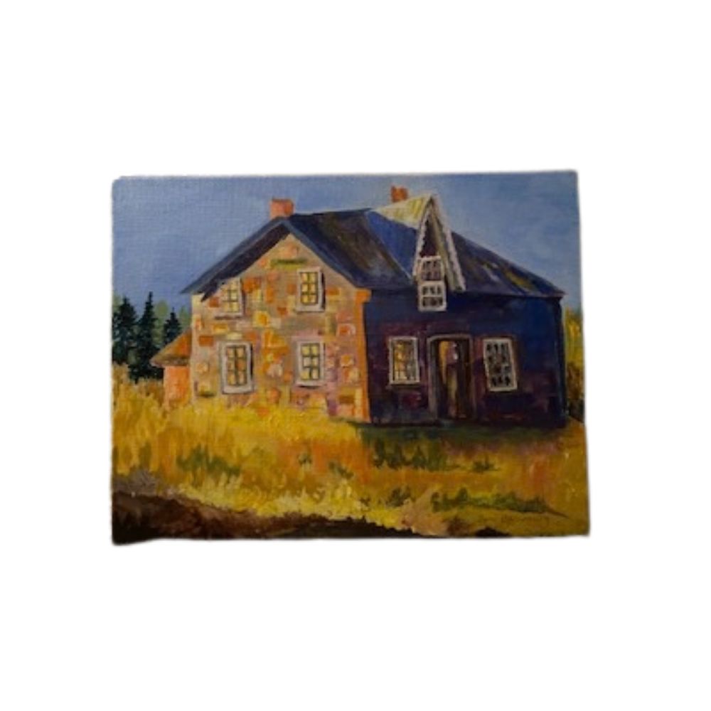 A painting by local Sudbury artist Jan Browningtitled No One Home