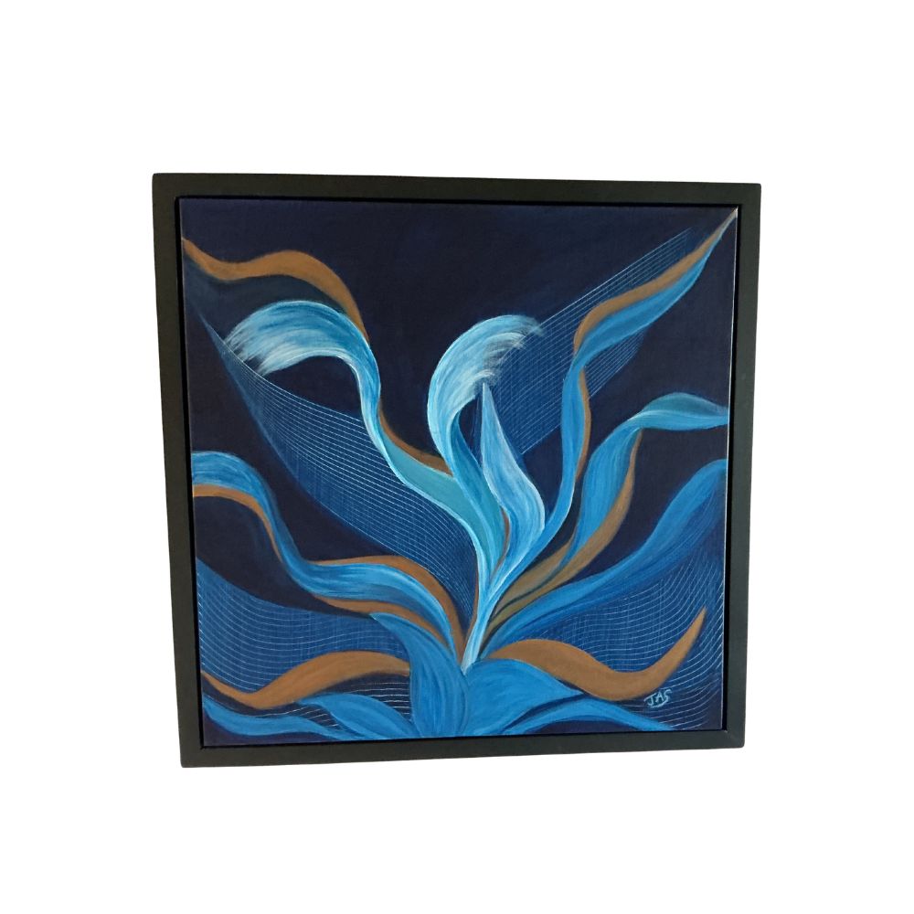 A painting by local Sudbury artist Jeanette Skura titled A Touch of Bronze