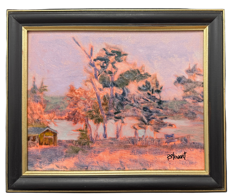 Minnow Lake on a Foggy Day by Paulette Stewart