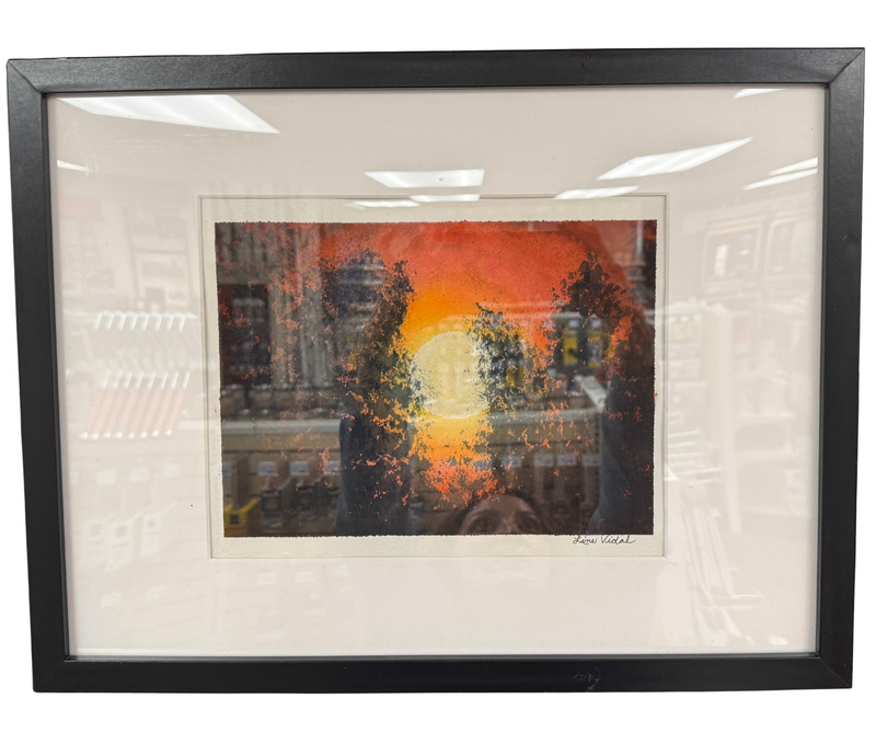 Peeking Through the Trees by Line Vidal