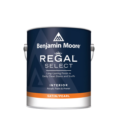 Benjamin Moore Regal Select Satin/Pearl available at Barrydowne Paint.