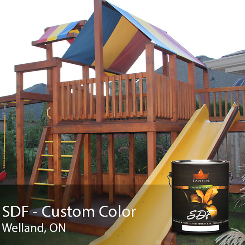 Sansin SDF used on a playset