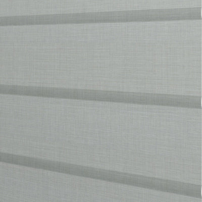 Hunter Douglas Alustra® Architectural Roller Shades close-up of colour Silver Mist , AMI-806. Available at Barrydowne Paint in Sudbury, Ontario.