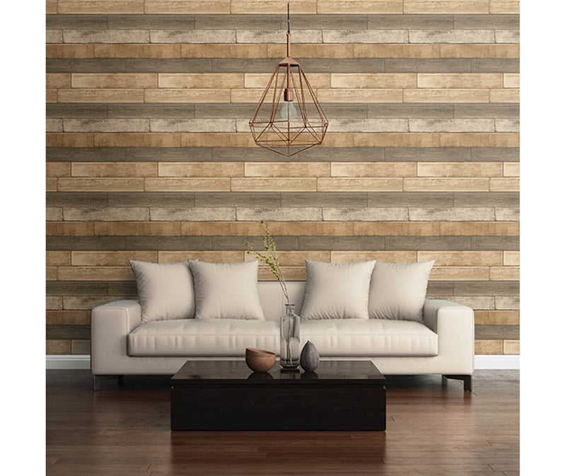 Weathered Plank Wheat Wood Texture Wallpaper available at Barrydowne Paint