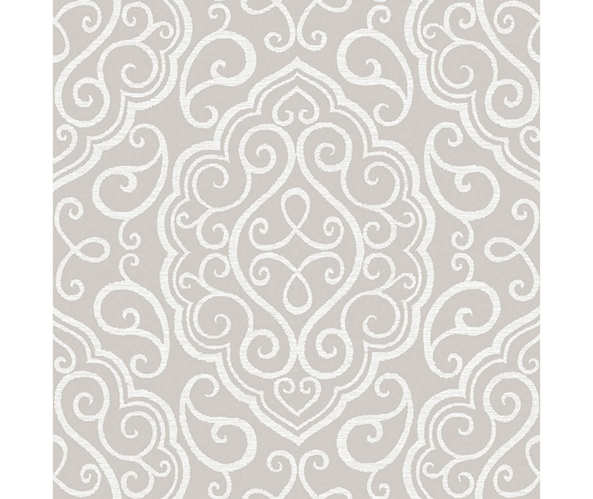 Heavenly Taupe Damask Wallpaper available at Barrydowne Paint