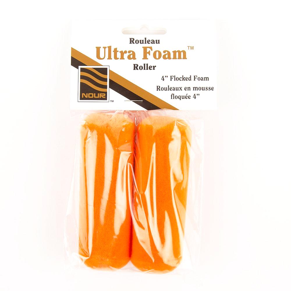 Foam store flocked roller