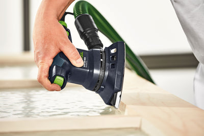 Festool DTS 400 REQ Orbital Finish Sander in use available at Barrydowne Paint