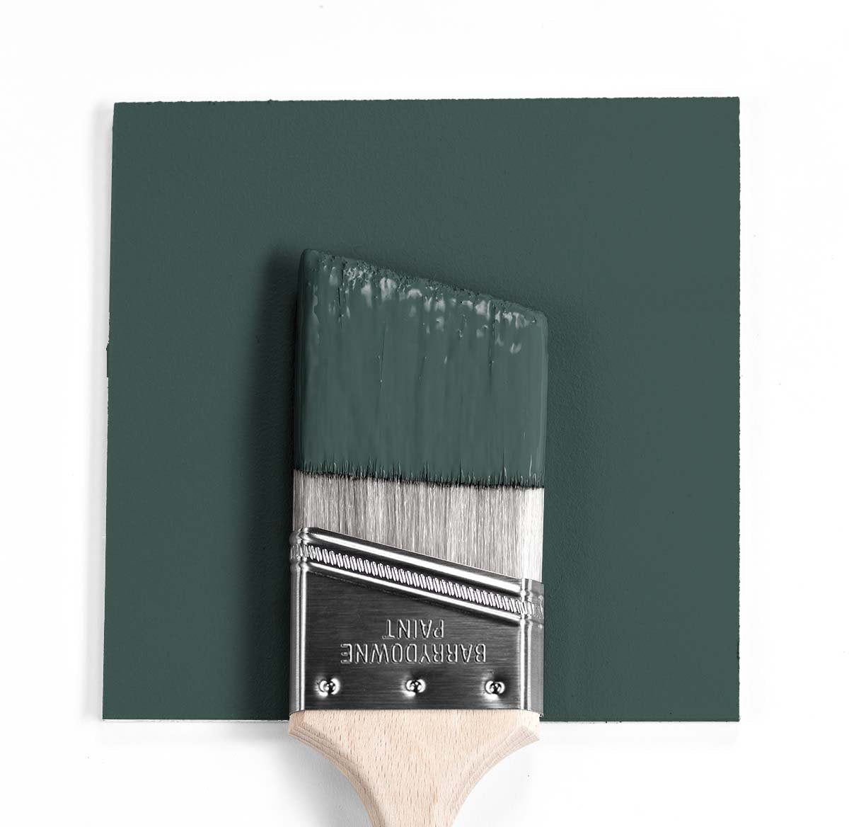 Benjamin Moore Colour HC-134 Tarrytowne Green wet, dry colour sample.