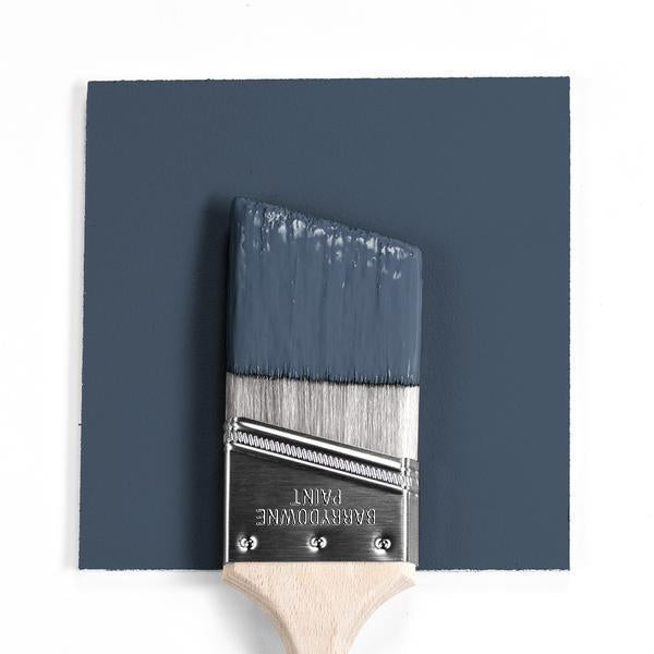 Benjamin Moore Colour HC-155 Newburyport Blue wet, dry colour sample.