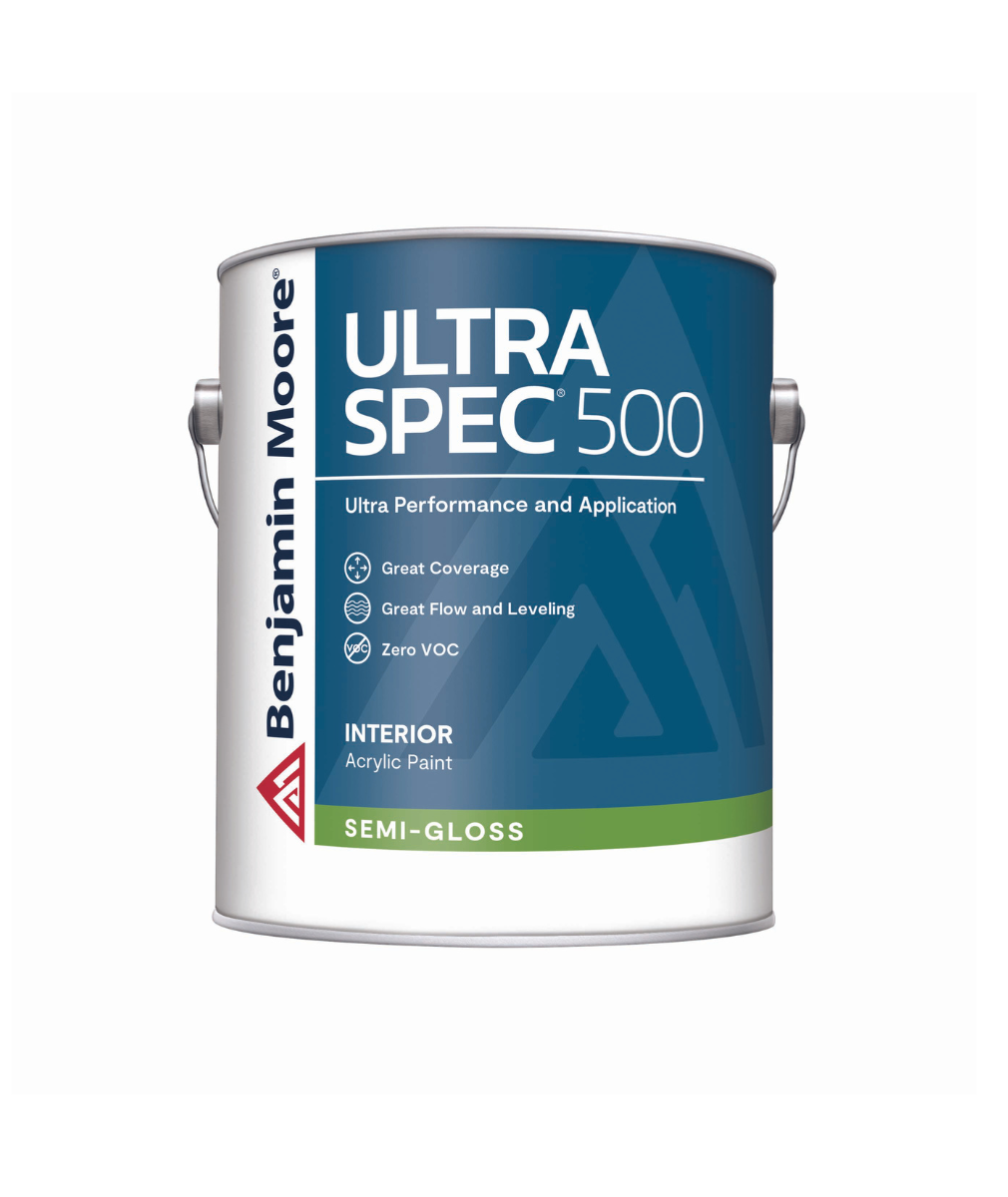 Benjamin Moore Ultra Spec 500 Interior Semi-Gloss Gallon available at Barrydowne Paint in Sudbury.
