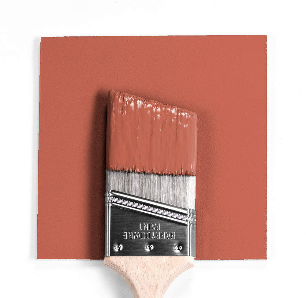 Benjamin Moore Colour CC-128 Red Point Sand wet, dry colour sample.