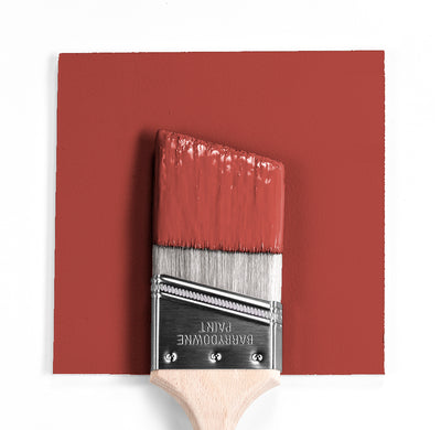 Benjamin Moore Colour CC-92 Spanish Red wet, dry colour sample.