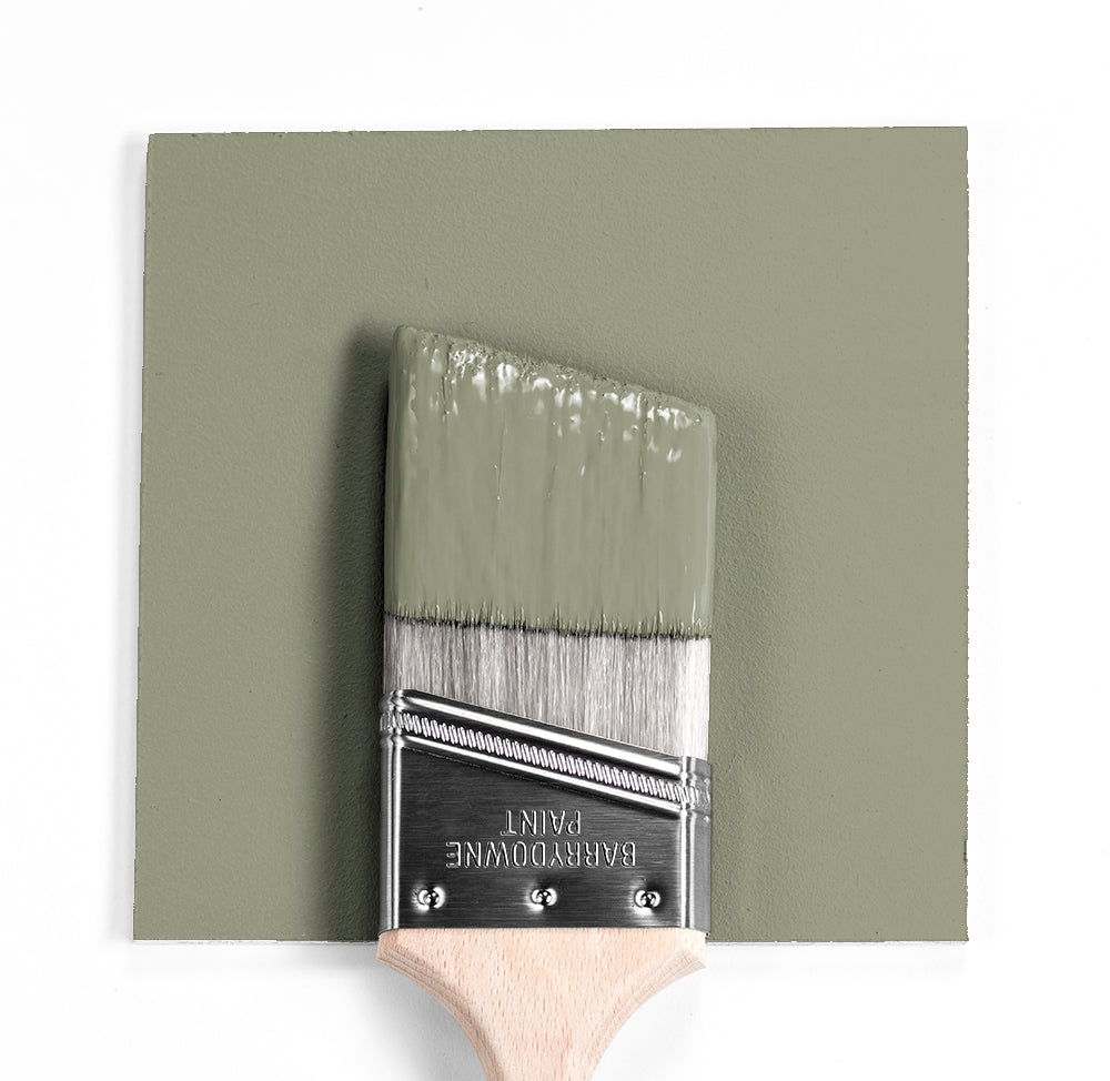 Benjamin Moore Colour HC-113 Louisburg Green wet, dry colour sample.