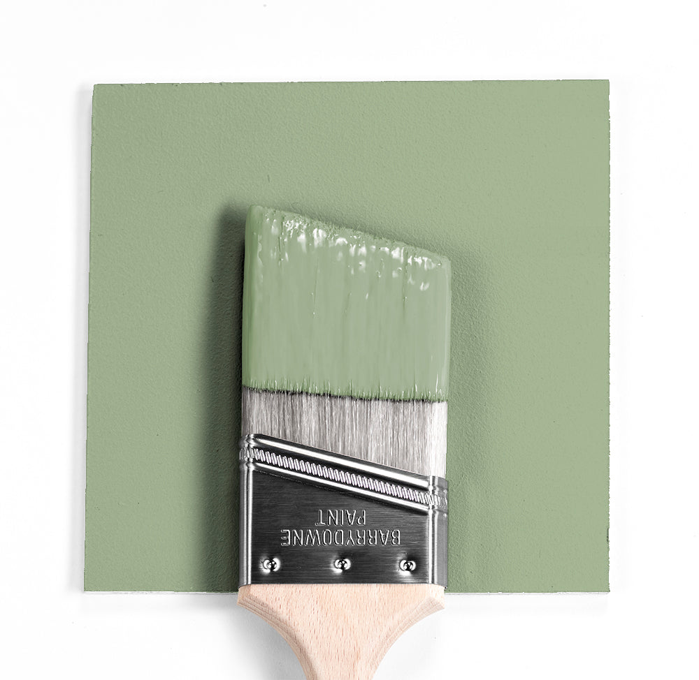 Benjamin Moore Colour HC-118 Sherwood Green wet, dry colour sample.