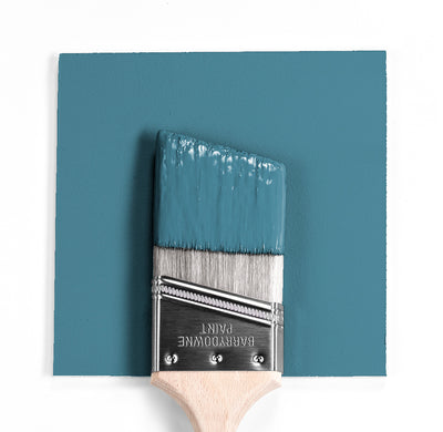 Benjamin Moore Colour HC-151 Buckland Blue wet, dry colour sample.