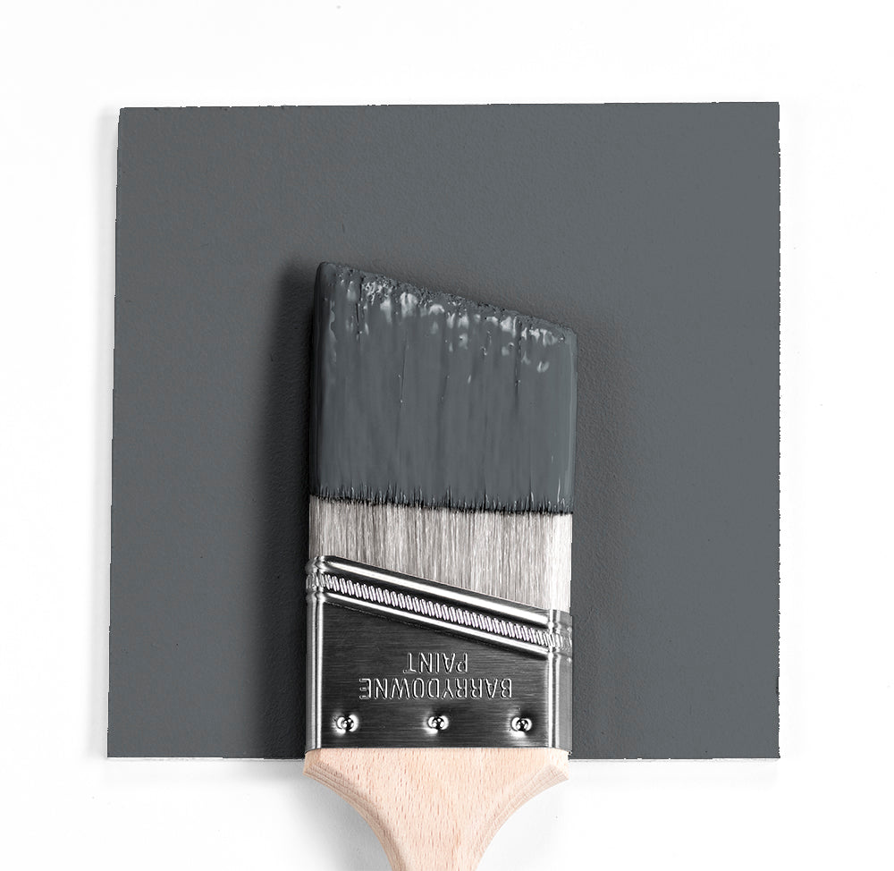 Benjamin Moore Colour HC-178 Charcoal Slate wet, dry colour sample.