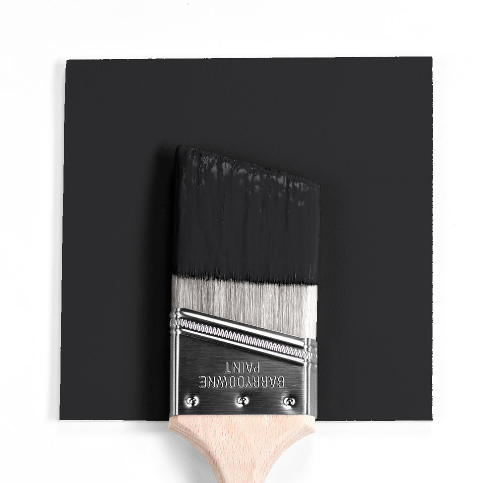 Benjamin Moore Colour HC-190 Black wet, dry colour sample.