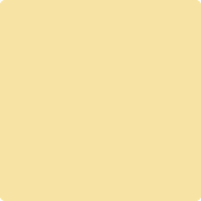 Benjamin Moore Colour HC-4 Hawthorne Yellow wet, dry colour sample.