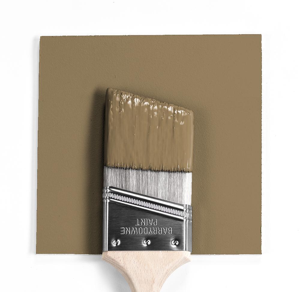Benjamin Moore Colour HC-19 Norwich Brown wet, dry colour sample.