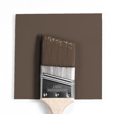 Benjamin Moore Colour HC-67 Clinton Brown wet, dry colour sample.