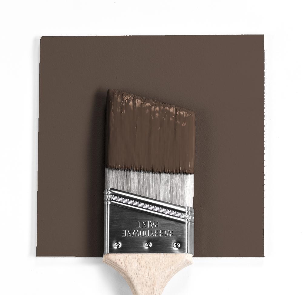 Benjamin Moore Colour HC-70 Van Buren Brown wet, dry colour sample.